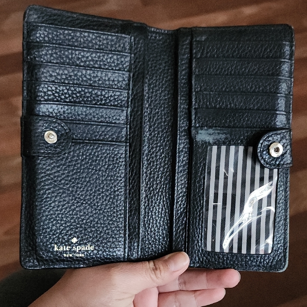 Kate Spade Black Leather Wallet